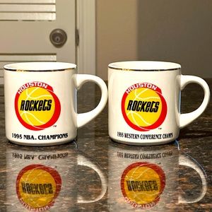 Vintage Houston Rockets 1995 finals Mug set (Set of 2)